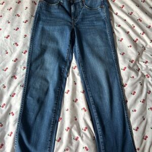 Madewell Women's Straight Leg Blue Jeans